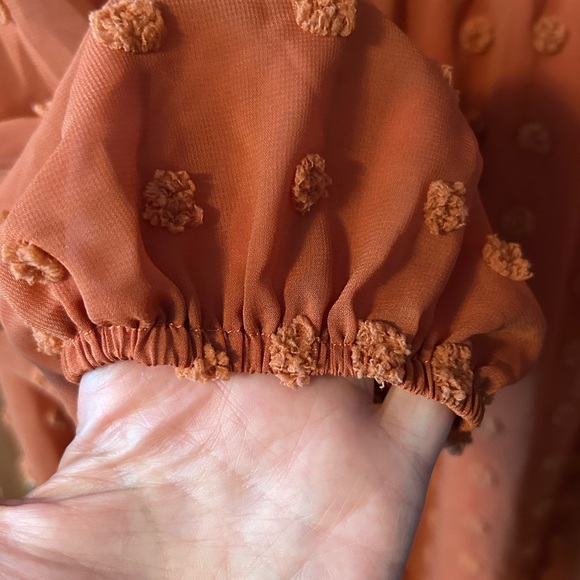 Elegant Rust Maxi Dress - Picture 4 of 4